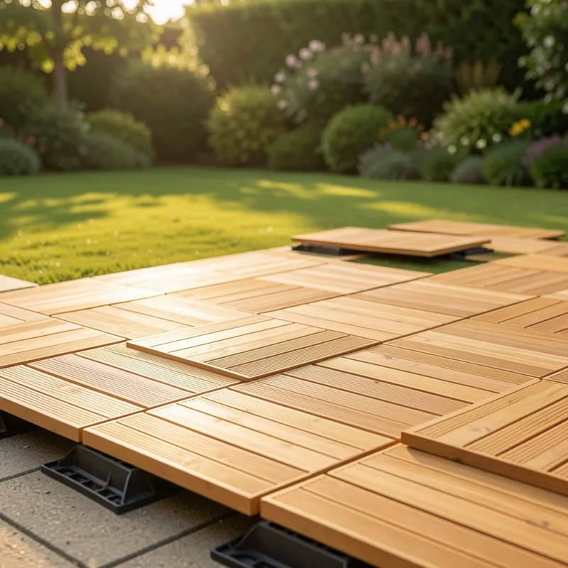 Dalle terrasse bois : choisir et poser vos caillebotis